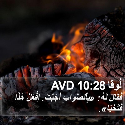 لُوقا 10:28 AVD Bible Verse Image