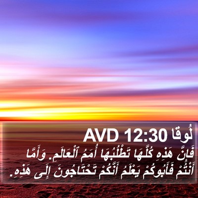 لُوقا 12:30 AVD Bible Verse Image