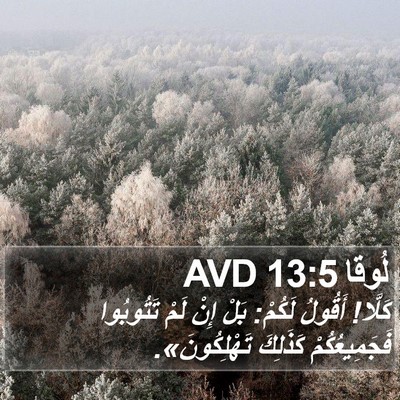 لُوقا 13:5 AVD Bible Verse Image