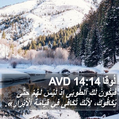 لُوقا 14:14 AVD Bible Verse Image