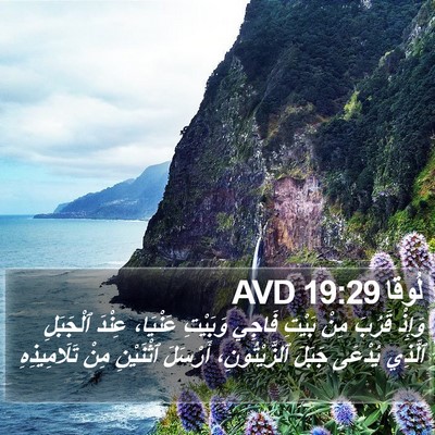 لُوقا 19:29 AVD Bible Verse Image