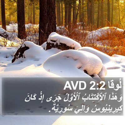 لُوقا 2:2 AVD Bible Verse Image
