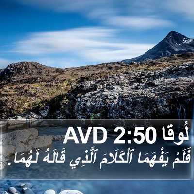 لُوقا 2:50 AVD Bible Verse Image