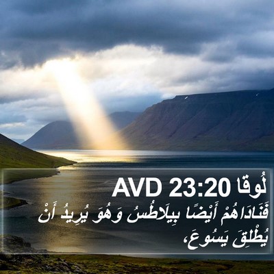 لُوقا 23:20 AVD Bible Verse Image