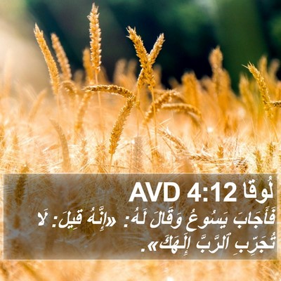 لُوقا 4:12 AVD Bible Verse Image