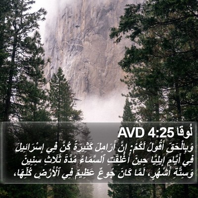 لُوقا 4:25 AVD Bible Verse Image