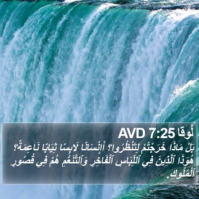 لُوقا 7:25 AVD Bible Verse Image