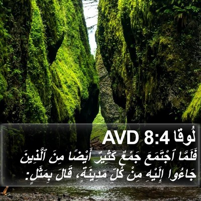 لُوقا 8:4 AVD Bible Verse Image