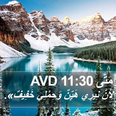 مَتَّى 11:30 AVD Bible Verse Image