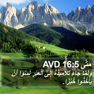 مَتَّى 16:5 AVD Bible Verse Image