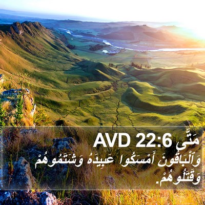 مَتَّى 22:6 AVD Bible Verse Image