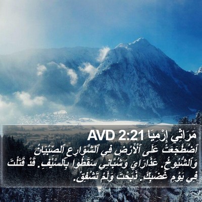 مَرَاثِي إِرْمِيَا 2:21 AVD Bible Verse Image