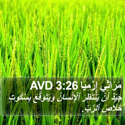 مَرَاثِي إِرْمِيَا 3:26 AVD Bible Verse Image