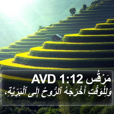 مَرْقُس 1:12 AVD Bible Verse Image