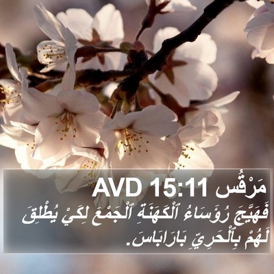 مَرْقُس 15:11 AVD Bible Verse Image