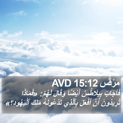 مَرْقُس 15:12 AVD Bible Verse Image
