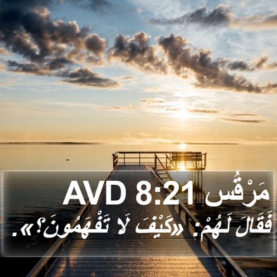 مَرْقُس 8:21 AVD Bible Verse Image