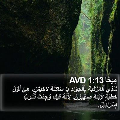 مِيخَا 1:13 AVD Bible Verse Image