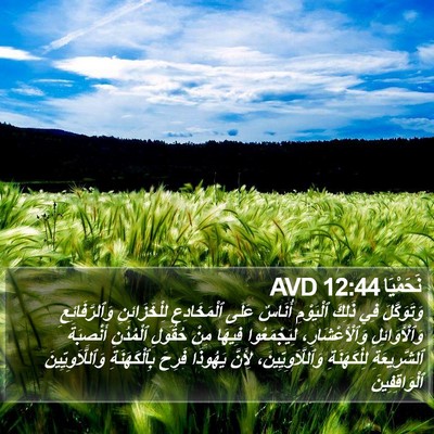 نَحَمْيَا 12:44 AVD Bible Verse Image