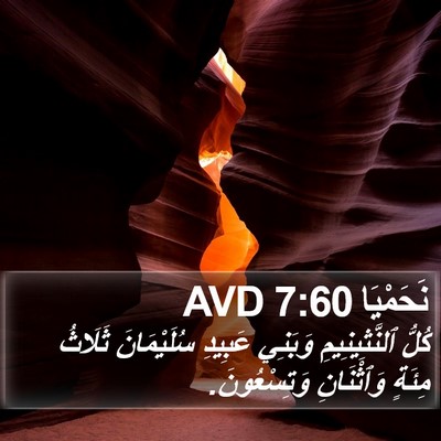 نَحَمْيَا 7:60 AVD Bible Verse Image
