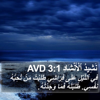نَشِيدُ ٱلْأَنْشَادِ 3:1 AVD Bible Verse Image