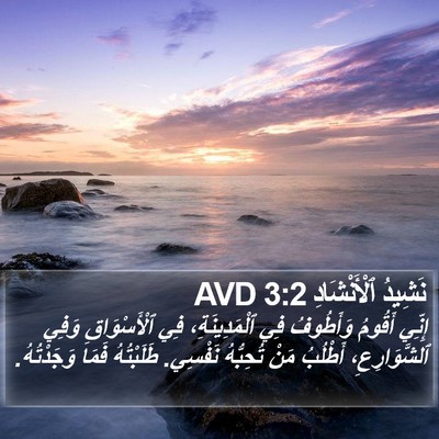نَشِيدُ ٱلْأَنْشَادِ 3:2 AVD Bible Verse Image