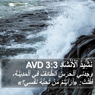 نَشِيدُ ٱلْأَنْشَادِ 3:3 AVD Bible Verse Image