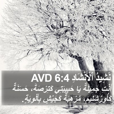 نَشِيدُ ٱلْأَنْشَادِ 6:4 AVD Bible Verse Image