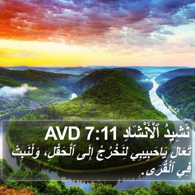 نَشِيدُ ٱلْأَنْشَادِ 7:11 AVD Bible Verse Image