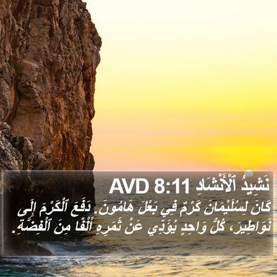 نَشِيدُ ٱلْأَنْشَادِ 8:11 AVD Bible Verse Image