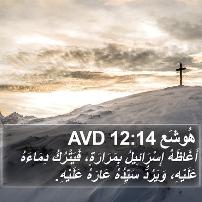 هُوشَع 12:14 AVD Bible Verse Image