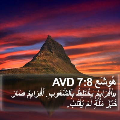 هُوشَع 7:8 AVD Bible Verse Image