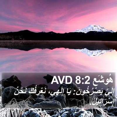 هُوشَع 8:2 AVD Bible Verse Image