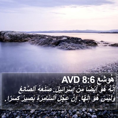 هُوشَع 8:6 AVD Bible Verse Image