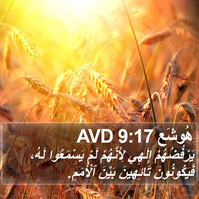 هُوشَع 9:17 AVD Bible Verse Image