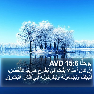 يوحنَّا 15:6 AVD Bible Verse Image