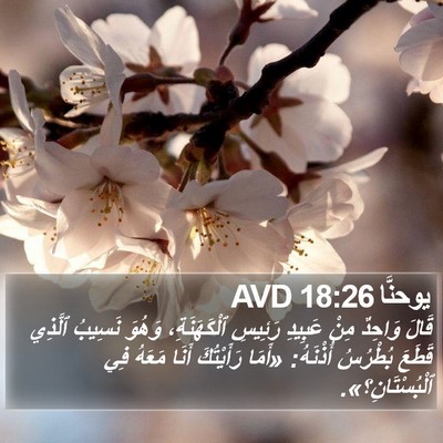 يوحنَّا 18:26 AVD Bible Verse Image