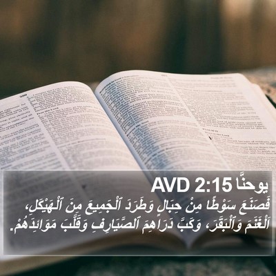 يوحنَّا 2:15 AVD Bible Verse Image