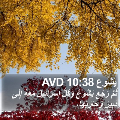 يَشُوع 10:38 AVD Bible Verse Image