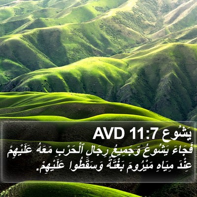 يَشُوع 11:7 AVD Bible Verse Image