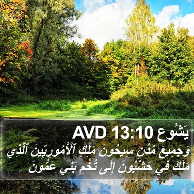 يَشُوع 13:10 AVD Bible Verse Image