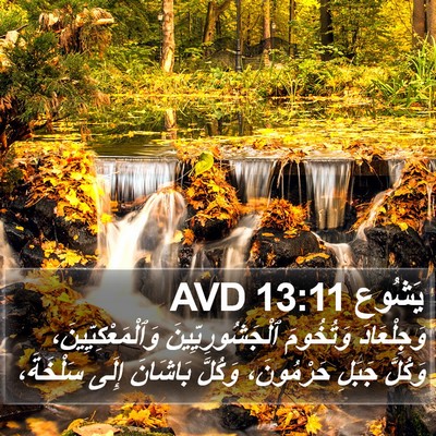 يَشُوع 13:11 AVD Bible Verse Image