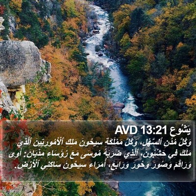 يَشُوع 13:21 AVD Bible Verse Image