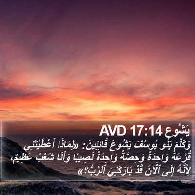 يَشُوع 17:14 AVD Bible Verse Image