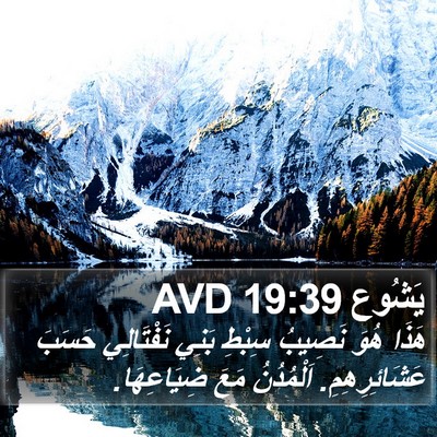 يَشُوع 19:39 AVD Bible Verse Image