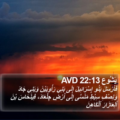 يَشُوع 22:13 AVD Bible Verse Image