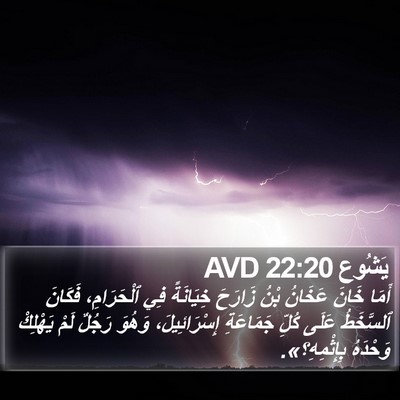 يَشُوع 22:20 AVD Bible Verse Image