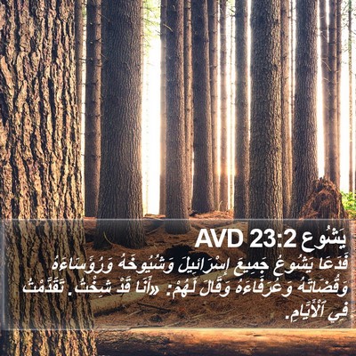 يَشُوع 23:2 AVD Bible Verse Image