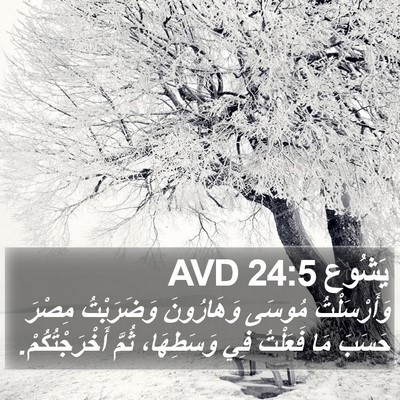 يَشُوع 24:5 AVD Bible Verse Image