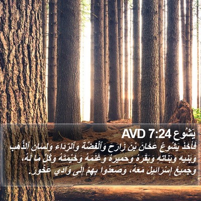 يَشُوع 7:24 AVD Bible Verse Image